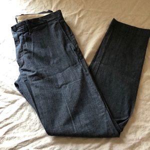 Men’s j crew chambray trousers